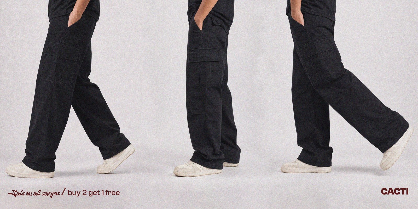 Cacti cargo pants buy two get one free offer