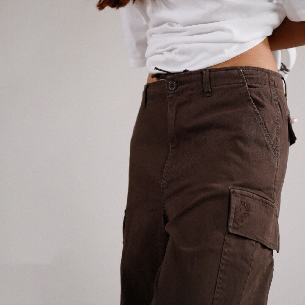 Brown cargo pants