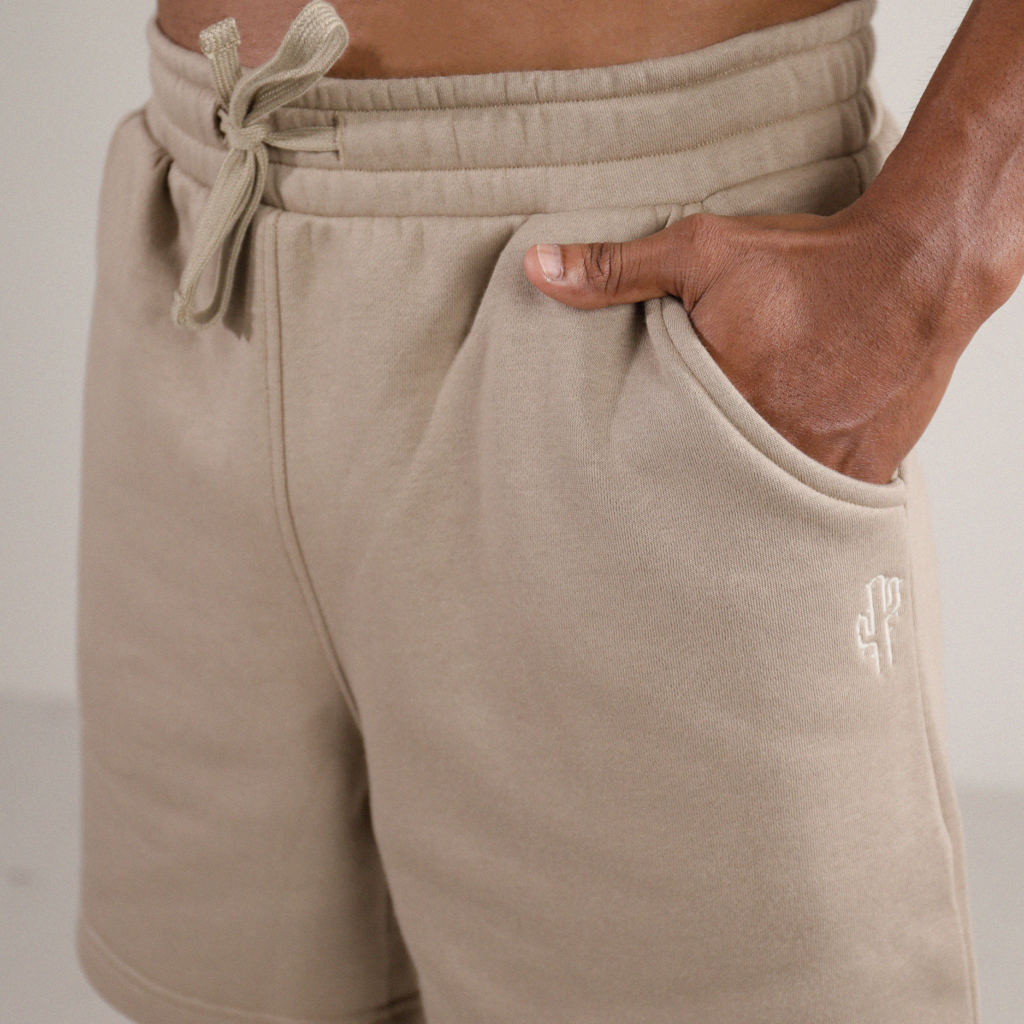 Sweat Shorts in Beige
